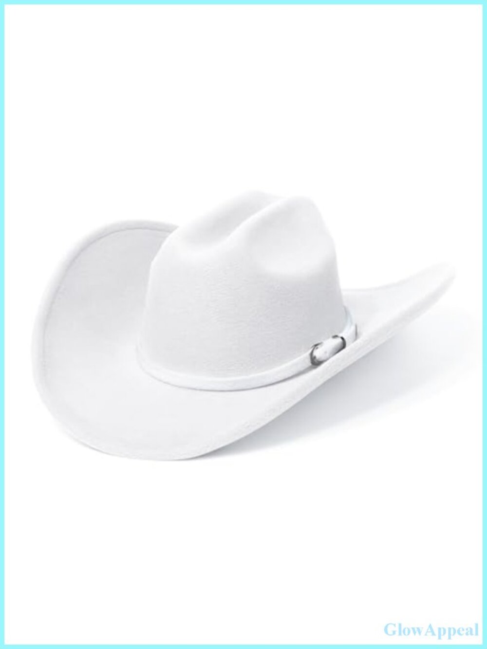 Wide Brim Felt Cowboy Hat - Unisex Western Hat for Adults